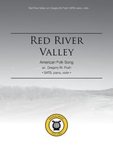 Red River Valley SATB choral sheet music cover